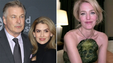 Alec Baldwin, Hilaria Baldwin, Gillian Anderson