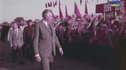 Gough Whitlam in China.