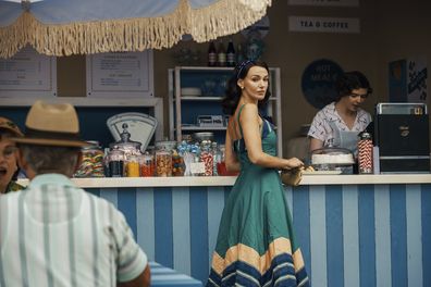 Michelle Keegan as Kate Thorne in Ten Pound Poms Season 2 on Stan