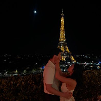 Simu Liu and Allison Hsu engagement 