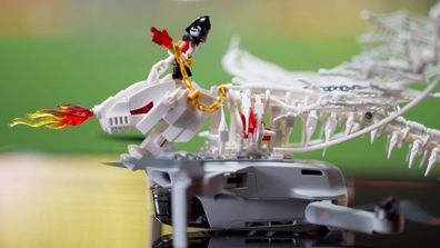 Nick and Gene Dragon Race Challenge Skeleton Challenge LEGO Masters Australia 2022