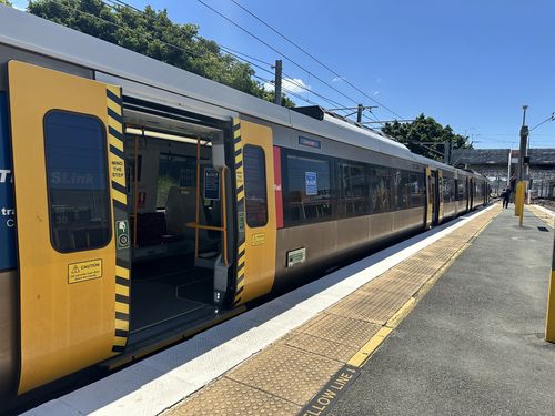Un treno ferroviario del Queensland.