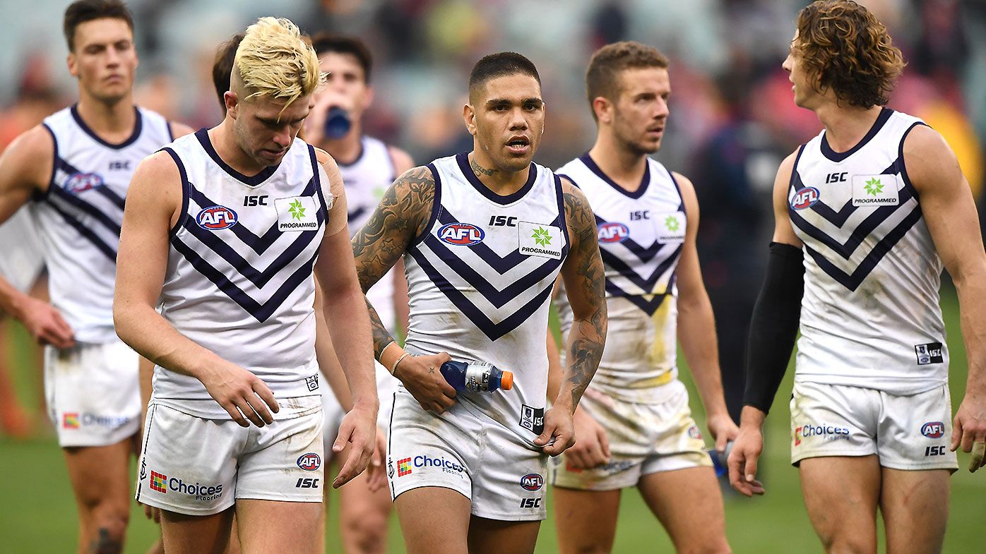 Fremantle star Michael Walters handed one-match ban for headbutting Melbourne youngster