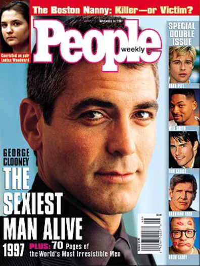 People's Sexiest Man Alive 1997 George Clooney
