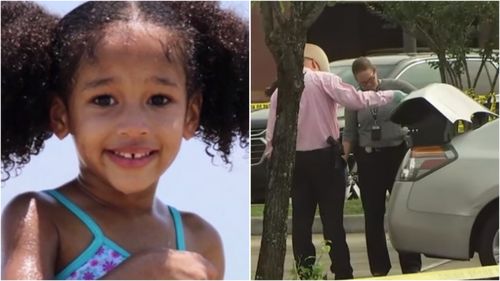 A car has been found abandoned in a car park in the search for missing Texas girl Maleah Davis.