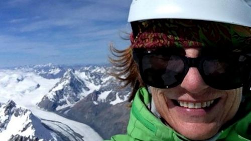 New Zealand climber Jo Morgan during a previous mountaineering trip four years ago.