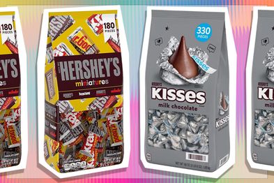 9PR: Hershey's Mini Chocolate Assorted Bars, 180-pack and Hershey's Milk Chocolate Kisses, 330-pack