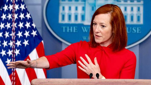 White House press secretary Jen Psaki.