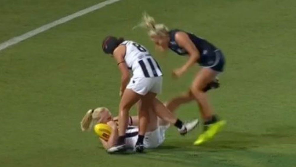 Young Pie sweats on new AFL review process after groin kick