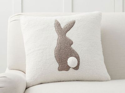 Pom pom bunny cushion cover — Pottery Barn