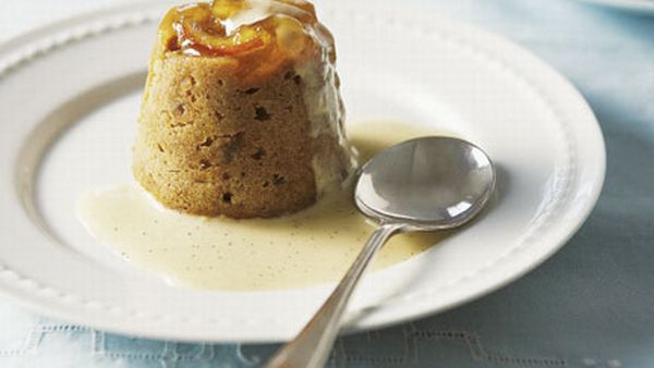 Marmalade and ginger steamed pudding