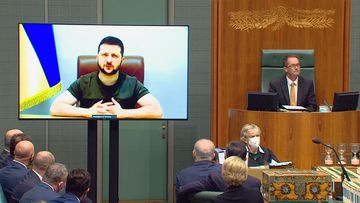 Volodymyr Zelenskyy addresses Australian Parliament