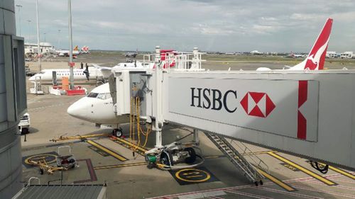 Planes remain grounded on the tarmac at Sydney Airport.