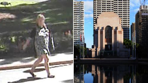 UPDATE: Woman arrested over Australian flag burning at Sydney war memorial