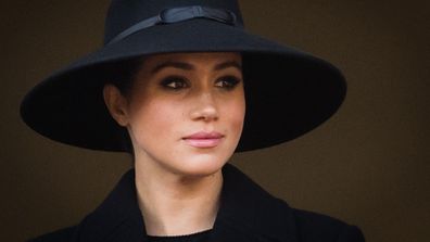 Meghan Markle at the annual Remembrance Sunday Memorial in 2019