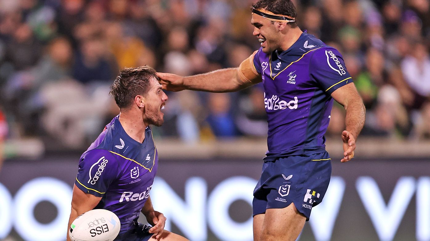 The Storm celebrate a try