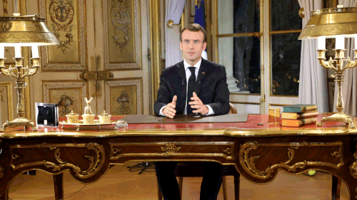 French President Emmanuel Macron has pledged to cut taxes for pensioners and raise the minimum wage in January - but refused to reinstate a wealth tax.