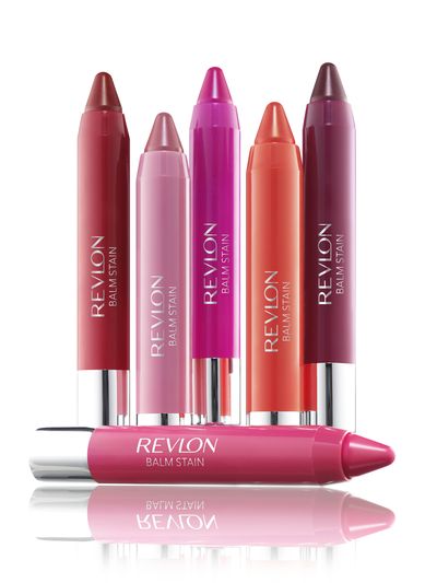 <a href="http://www.revlonanz.com/products/lips/lip-color/colorburst-balm-stain#309976348551||0" target="_blank">Revlon ColorBurst™ Balm Stain, $17.95.</a><br>
This sweet lip crayon provides a flush of stained colour. Available in: Honey, Cherish, Lovesick, Charm, Sweetheart, Smitten,
Romantic, Adore, Crush and Rendezvous. Bless.