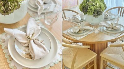 Simple and glam table