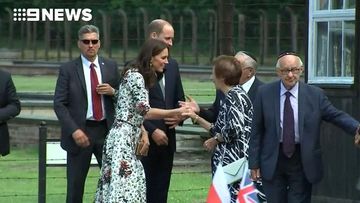 Will and Kate meet with holocaust survivors