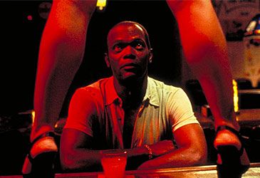 Samuel L Jackson has appeared in how many of Quentin Tarantino's 10 feature films?