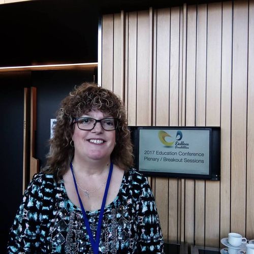 Ms Woolsey at a Queensland Education conference.