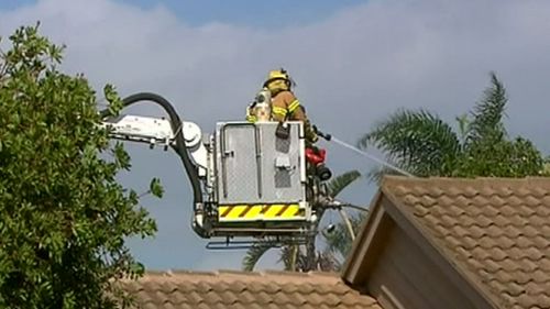 Firefighters extinguished the blaze. (9NEWS)