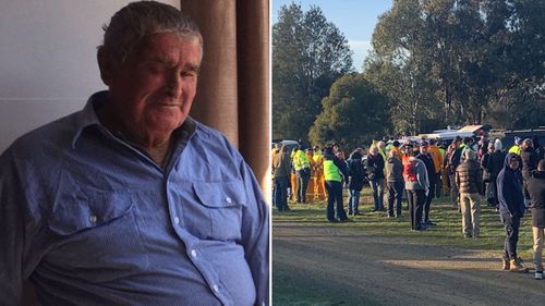 Search for elderly man missing from central Victoria enters third day as hopes fade 