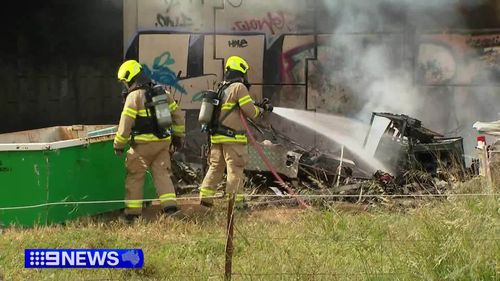 Arson attack on caravan leaves couple homeless