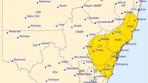 UPDATE: Severe storm warning issued for parts of NSW