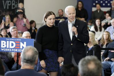 The pair during a campaign event on Sunday.