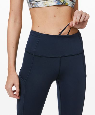 lululemon drawstring on workout tights