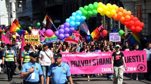 Croatia registers first gay 'life partners'