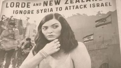 NZ singer Lorde labelled ‘bigot’ in full-page ad by pro-Israel group