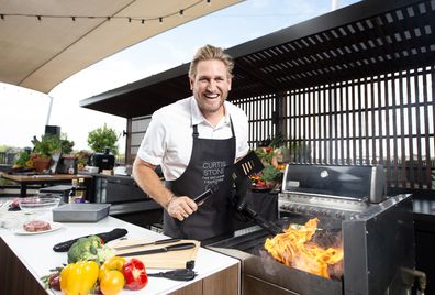Curtis Stone with his new BBQ Collection.