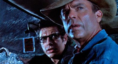 Sam Neill, Jeff Goldblum, Jurassic Park, co-stars