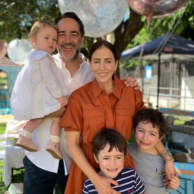 Michael 'Wippa' Wipfli, wife Lisa and their kids.