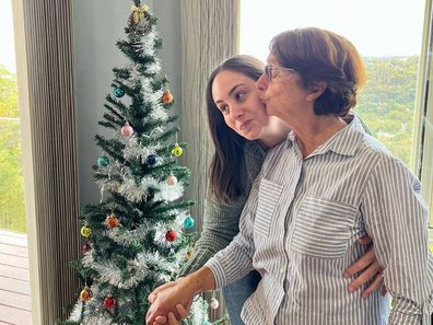 Nonna Fina with granddaughter Maddie over Christmas.