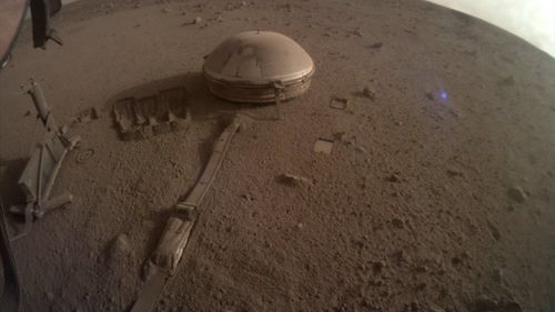 Photo finale de l'atterrisseur Mars InSight de la NASA