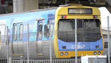 Melbourne's train network has ground to a halt. (AAP)