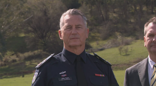 Victoria Police Chief Commissioner Mike Bush