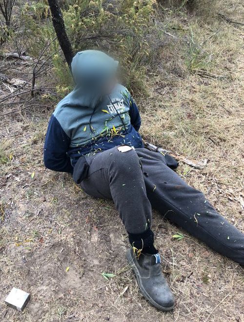 Two teenagers were arrested during the drug bust yesterday. (NSW Police)