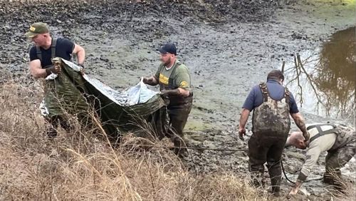 Army veteran Donnie Erwin's remains are recovered from a pond