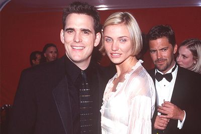 <i>There's Something About Mary</i> flashbacks!  This pair actually dated for three years while sharing the screen, however this was the only Oscars stint for them together.
