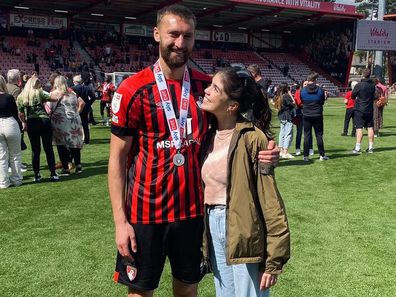 Molly Moorish with her partner