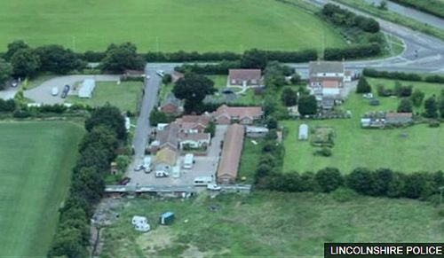 Victims of the Rooney family were beaten and abused at the site in Lincolnshire, central England. (Photo: Lincolnshire Police).