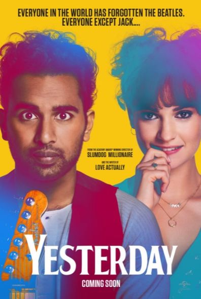 Himesh Patel and Lily James starred in the 2019 movie Yesterday. 