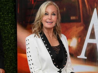 Bo Derek at the photo call for And Just Like That... Season 3 at the Crane Club on May 21, 2025 in New York, New York.