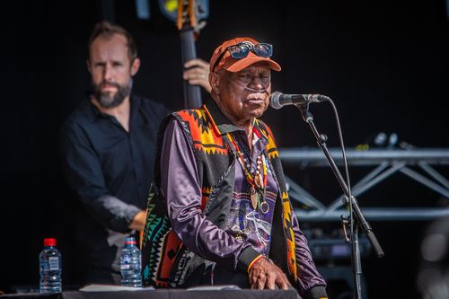 The singer took to the stage at the St Kilda Festival in February this year, wearing breathing aides.