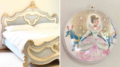 Woman creates magical Cinderella inspired bedroom